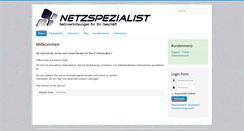 Desktop Screenshot of netzspezialist.de